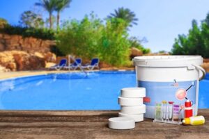 pool supplies add Cyanuric Acid